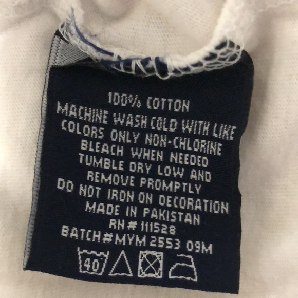 NWOT Women’s Gulf Shores Alabama Tank, White with Charcoal Gray piping, Large - Picture 7 of 8